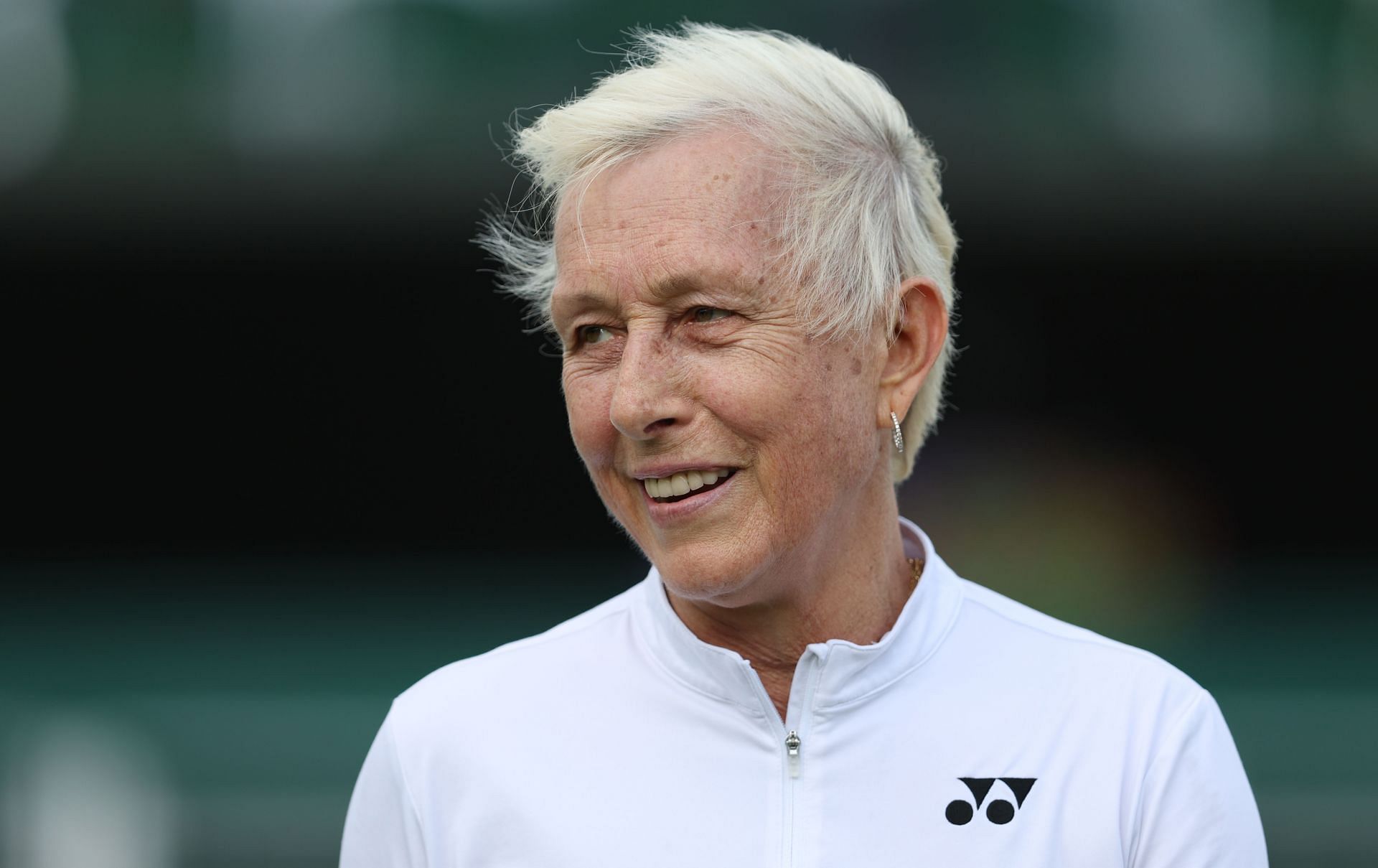 Martina Navratilova at Wimbledon 2024. (Photo: Getty)